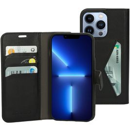 Mobiparts Classic Wallet iPhone 13 Pro Hoesje Bookcase Portemonnee - Zwart