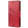 Mobigear Flowers Xiaomi Redmi Note 10 5G Hoesje Bookcase Portemonnee - Rood