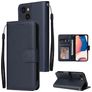 Mobigear Wallet iPhone 14 Hoesje Bookcase Portemonnee - Marineblauw