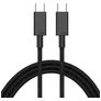 Mobigear 100W USB-C naar USB-C Kabel 3 m - Zwart