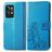 Mobigear Clover Realme GT2 Pro Hoesje Bookcase Portemonnee - Blauw