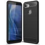 Mobigear Brushed Slim Google Pixel 3 Hoesje Flexibel TPU Backcover - Zwart