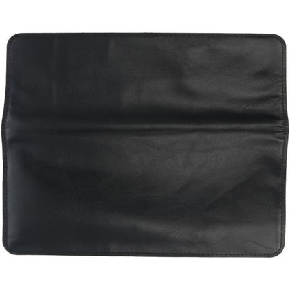 Valenta Faraday Pouch Echt Leer Insteekhoesje (max 17 cm x 8 cm) - Sleeve - Pouch - Zwart