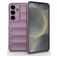 Mobigear Bumpy Samsung Galaxy S25 Hoesje Flexibel TPU Backcover - Paars