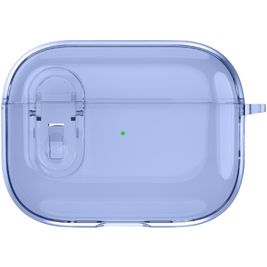 Mobigear Crystal Clip Apple AirPods Pro 1 Hardcase Hoesje - Blauw