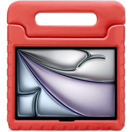Xccess Kids Guard iPad Air 13 Inch (2024) Kinder Tablethoes met Handvat - Rood