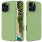 Mobigear Rubber Touch iPhone 16 Pro Siliconen Hoesje Backcover - Groen