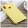 Mobigear Rubber Touch Huawei P20 Lite (2018) Siliconen Hoesje Backcover - Geel