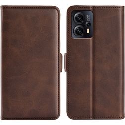 Mobigear Slim Magnet Motorola Moto E13 Hoesje Bookcase Portemonnee - Bruin