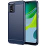 Mobigear Brushed Slim Motorola Moto E13 Hoesje Flexibel TPU Backcover - Blauw