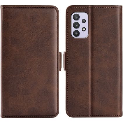 Mobigear Slim Magnet Samsung Galaxy A53 Hoesje Bookcase Portemonnee - Bruin