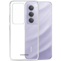 Mobilize Gelly Case Doorzichtig Xiaomi Redmi 15 Hoesje Flexibel TPU Backcover - Transparant