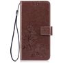Mobigear Clover Huawei P40 Pro Hoesje Bookcase Portemonnee - Bruin