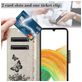 Mobigear Butterfly Samsung Galaxy A35 Hoesje Bookcase Portemonnee - Grijs