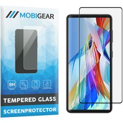 Mobigear Curved LG Wing Glazen Screenprotector - Case Friendly - Zwart