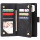 Mobigear Zipper Samsung Galaxy A71 Hoesje Bookcase Portemonnee - Zwart