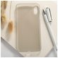 Mobigear Ultra Slim iPhone XS Hoesje Hardcase Extra Dun Backcover - Grijs