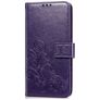 Mobigear Clover Huawei P40 Hoesje Bookcase Portemonnee - Paars
