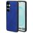 Mobiparts Classic Samsung Galaxy S25 MagSafe Hoesje TPU,Kunstleer Backcover - Sapphire Blue