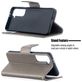 Mobigear Butterfly Samsung Galaxy S21 Hoesje Bookcase Portemonnee - Grijs