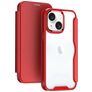 Mobigear Smart Fit iPhone 15 Hoesje Hardcase Bookcase - Rood