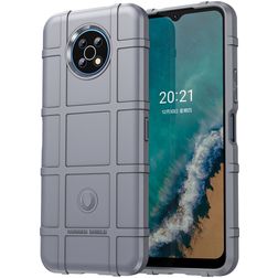 Mobigear Rugged Shield Nokia G50 Hoesje Flexibel TPU Backcover Shockproof - Grijs