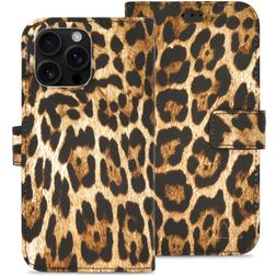 My Style Flex Wallet iPhone 16 Pro Max Hoesje Bookcase Portemonnee - Wild Leopard