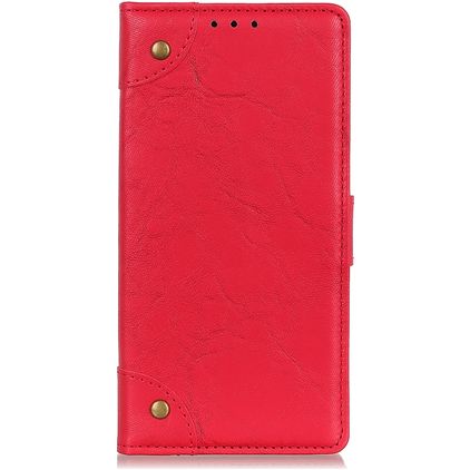 Mobigear Ranch Alcatel 1C (2019) Hoesje Bookcase Portemonnee - Rood