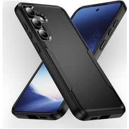 Mobigear Heavy Armor Samsung Galaxy S24 Hoesje Hardcase Backcover Shockproof - Zwart
