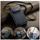 Caseme ME40 Crossbody Telefoontasje - Large - Zwart