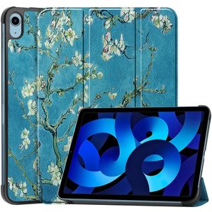 Mobigear Tri-Fold iPad 10 (2022) Hoes Bookcase - Amandelbloesem