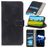 Mobigear Croco iPhone 13 Pro Hoesje Bookcase Portemonnee - Zwart