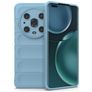 Mobigear Bumpy HONOR Magic 4 Pro Hoesje Flexibel TPU Backcover - Blauw
