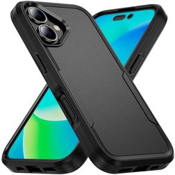 Mobigear Heavy Armor iPhone 16 Hoesje Hardcase Backcover Shockproof - Zwart
