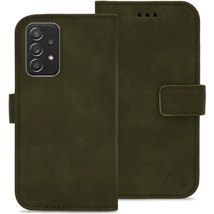My Style Flex Wallet Samsung Galaxy A52 Hoesje Bookcase Portemonnee - Forest Green