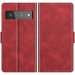 Mobigear Slim Magnet Google Pixel 6 Pro Hoesje Bookcase Portemonnee - Rood