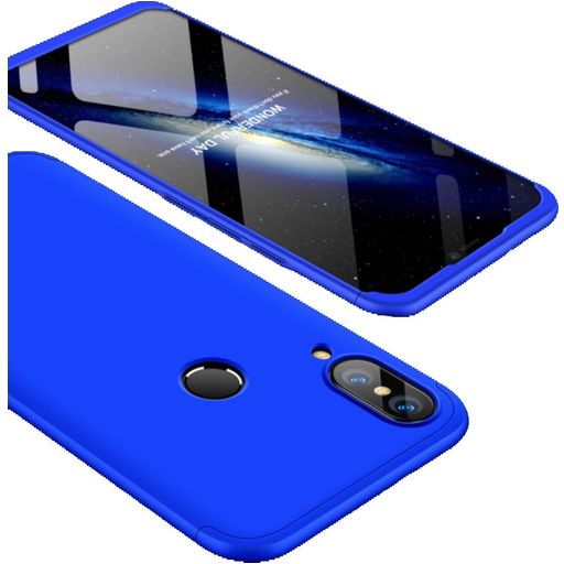 Mobigear TriGuard Huawei P20 Lite (2018) Hoesje Hardcase Backcover - Blauw