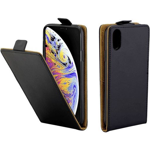 Mobigear Business iPhone XS Max Hoesje Flipcase - Zwart