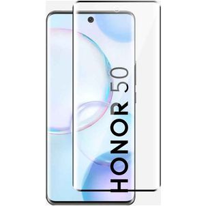 Mobigear Premium HONOR 50 Glazen Screenprotector - Case Friendly - Zwart