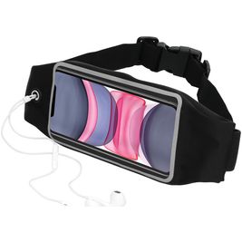 Mobiparts Comfort Fit Belt Telefoonhouder Hardlopen iPhone 11 Sport Hoesje Neopreen Heuptas - Zwart