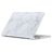 Mobigear Marble MacBook Air 15 Inch (2023-2025) Hoes Hardshell Laptopcover MacBook Case - Grijs - Model A2941 / A3114 / A3241