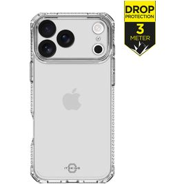 ITSKINS Level 2 SpectrumClear R Doorzichtig iPhone 17 Pro Hoesje Flexibel TPU Backcover Shockproof - Transparant