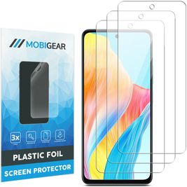 Mobigear OPPO A58 4G Screenprotector Folie - Case Friendly (3-Pack)
