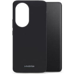 Mobilize Rubber Gelly HONOR 200 Pro Hoesje Flexibel TPU Backcover - Zwart