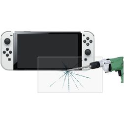 Mobigear Nintendo Switch OLED Glazen Screenprotector - Case Friendly