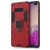 Mobigear Armor Ring Samsung Galaxy S10 Plus Hoesje Hardcase Backcover Shockproof met Ringhouder - Rood