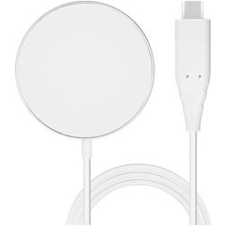 Mobiparts Draadloze lader MagSafe 1.2 Meter 15W - Wit