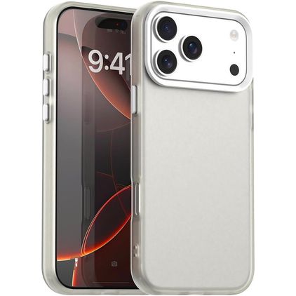 Mobigear Crystal iPhone 18 Pro Max Hoesje Hardcase Backcover - Wit