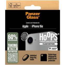 PanzerGlass Hoops iPhone 16e Glazen Camera Lens Protector - Case Friendly