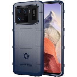 Mobigear Rugged Shield Xiaomi Mi 11 Ultra Hoesje Flexibel TPU Backcover Shockproof - Blauw